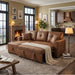 Sectional Sofa With Pull Out Bed, Reversible Chaise Home Essentials