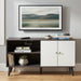 Amidon - TV Stand, With 2 Storage Shelves And 1 Cabinet US Pride