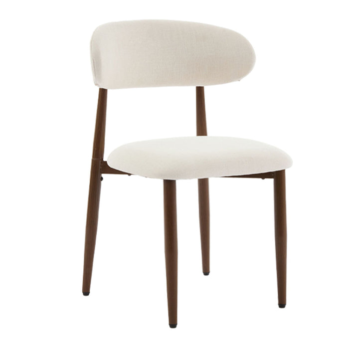 Upholstered Dining Chairs For Dining Room (Set of 2) - Beige Home Essentials