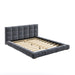 Upholstered Platform Bed Frame With Tufted Headboard Dreamland