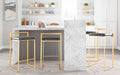 Fuji - Contemporary / Glam & Quality Construction Barstool Lumi Source