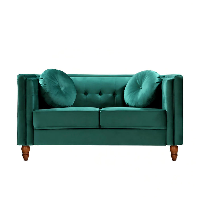 Chesterfield Loveseat 2 Seater Couch For Living Room US Pride