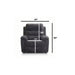 Manual Recliner Chair With 150° Recline, For Living Room - Dark Gray Home Essentials