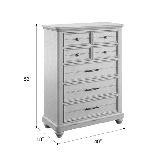7 Drawer Chest - Gray Emerald Home