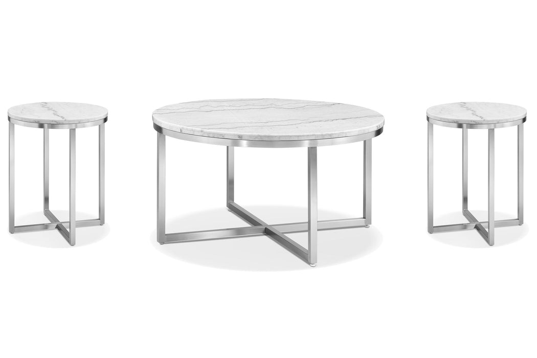Esme - Round Cocktail Table Set Magnussen Furniture