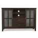 Artisan - Tall TV Media Stand - Dark Chestnut Brown Simpli-Home