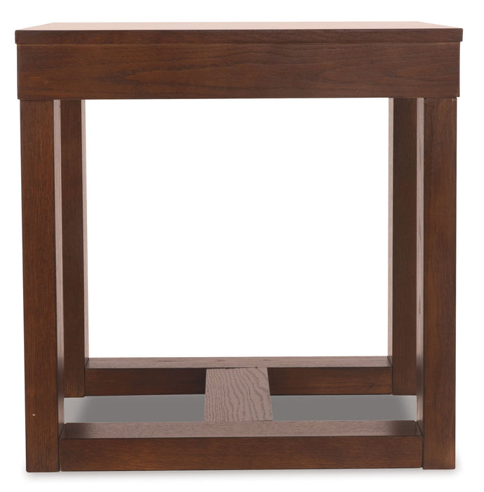 Watson - Square End Table - Dark Brown Signature Design by Ashley®