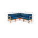 Perla - 5 Pieces Sofa Set Noble House