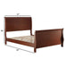 Sleigh Design Bed Home Essentials