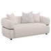 Ramsay - Round Arm Loveseat - Beige Furniture Max