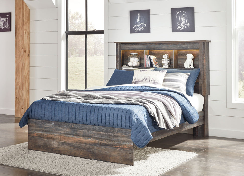 Drystan - Panel Bookcase Bed Signature Design by Ashley®