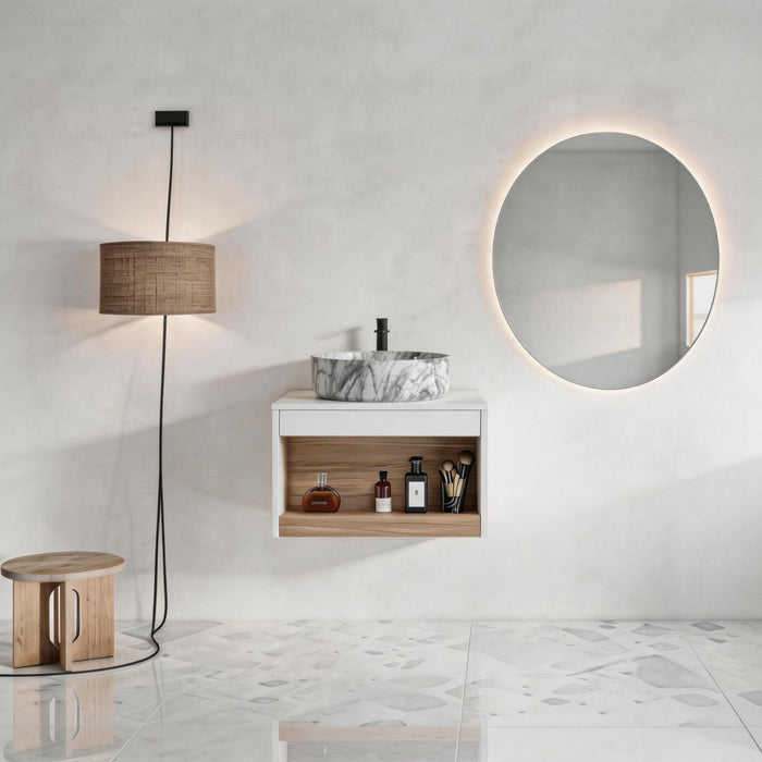 Floating Bathroom Vanity With Vessel Sink Home Essentials