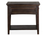 Westley Falls - Rectangular End Table - Graphite Magnussen Furniture