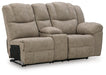 Pearce-Pike - RAF Reclining Loveseat With Console - Birch Signature Design by Ashley®