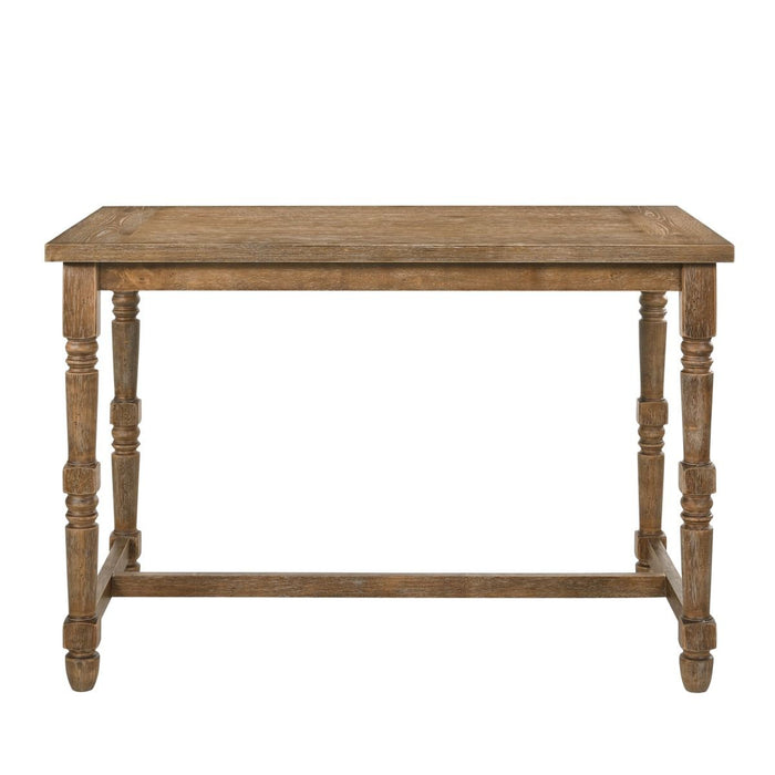 Farsiris - Counter Height Table - Weathered Oak ACME