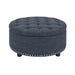 Tufted Storage Ottoman With Upholstery Home Essentials