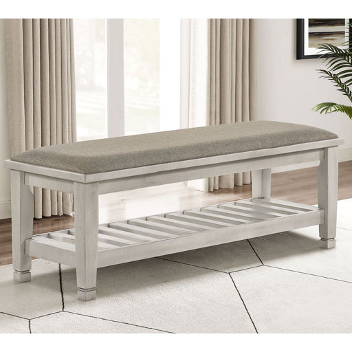 Bench With Upholstery Design - Ivory Furniture Max