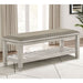 Bench With Upholstery Design - Ivory Furniture Max