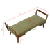 Mid-Century Bench With Wood Legs Home Essentials