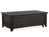 Westley Falls - Lift Top Storage Cocktail Table With Casters - Graphite Magnussen Furniture