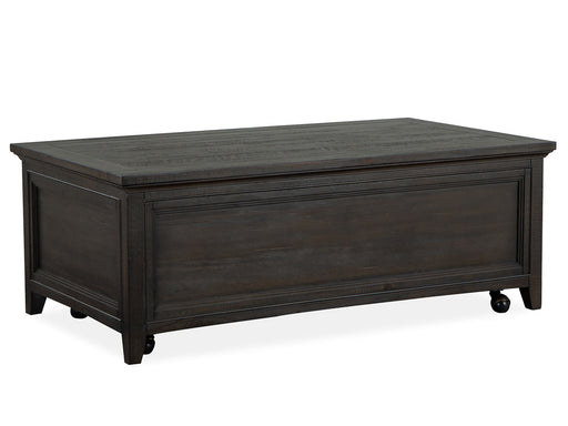 Westley Falls - Lift Top Storage Cocktail Table With Casters - Graphite Magnussen Furniture