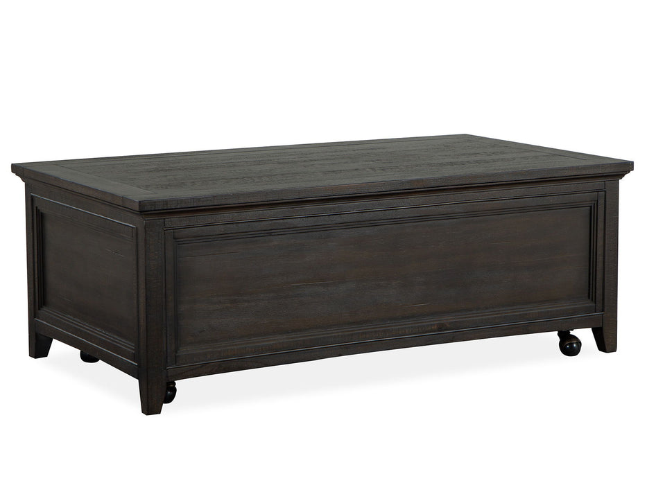 Westley Falls - Lift Top Storage Cocktail Table With Casters - Graphite Magnussen Furniture