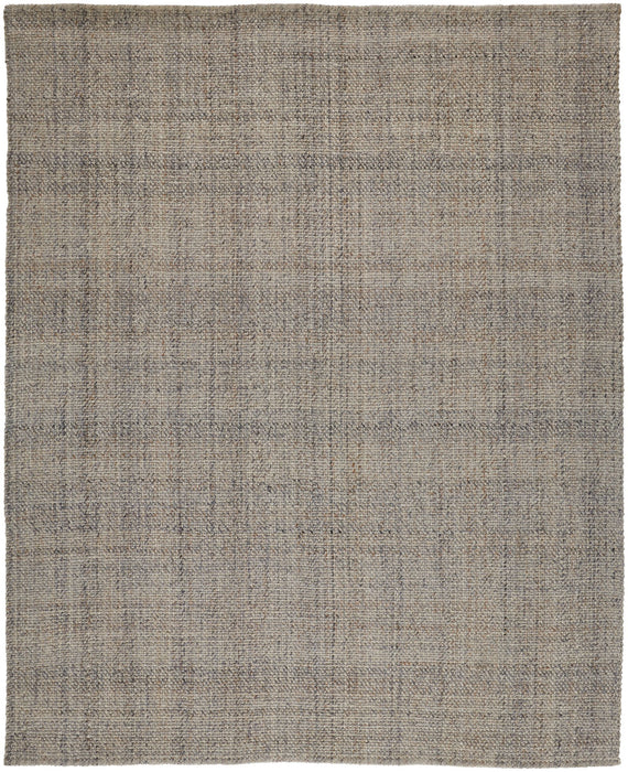 12' x 15' Hand Woven Area Rug - Beige And Gray