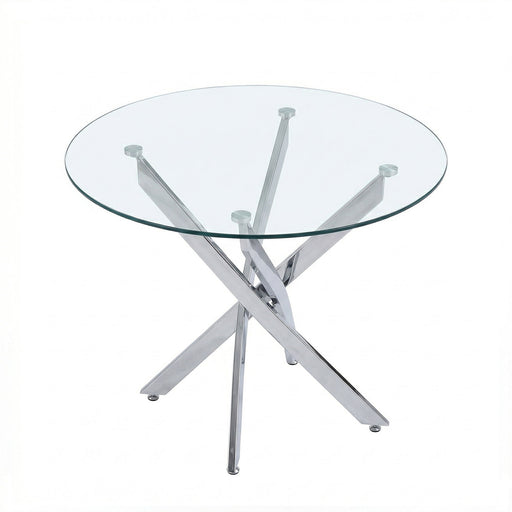 Round Dining, Kitchen Table For Dining Room - Chrome Home Essentials