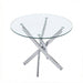 Round Dining, Kitchen Table For Dining Room - Chrome Home Essentials