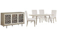 Lenox - Extendable Rectangular Dining Table Set Magnussen Furniture