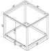 Weston - 1 Shelf Side End Table - Nickel Furniture Max