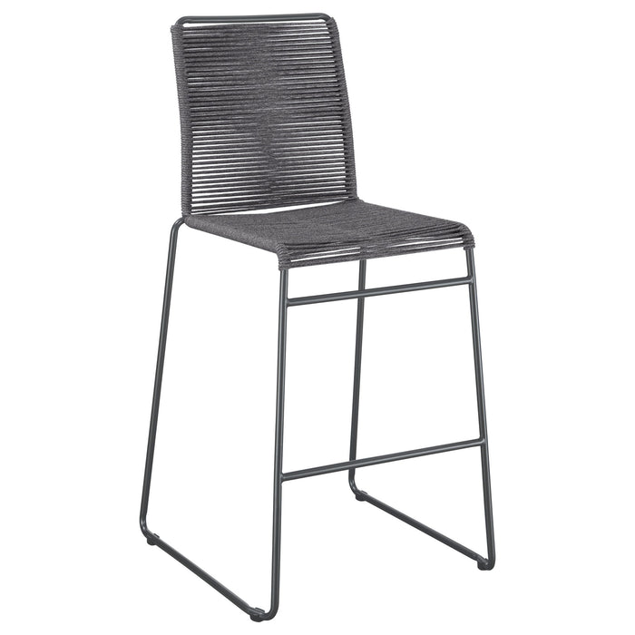 Jerome - Bar Chair (Set of 2) - Charcoal Furniture Max