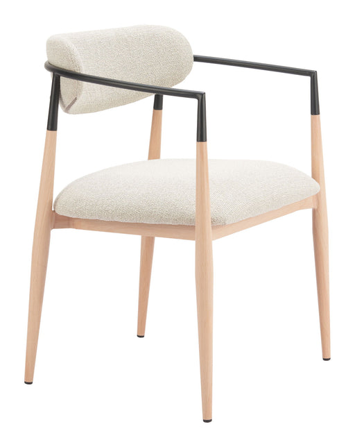 Equinox - Dining Chair - Oyster Gray / Natural Zuo Modern
