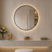 Round Framed Dimmable ED Bathroom Mirror With Anti Fog Daily Nest