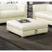 Cordelia - Square Ottoman - White Furniture Max