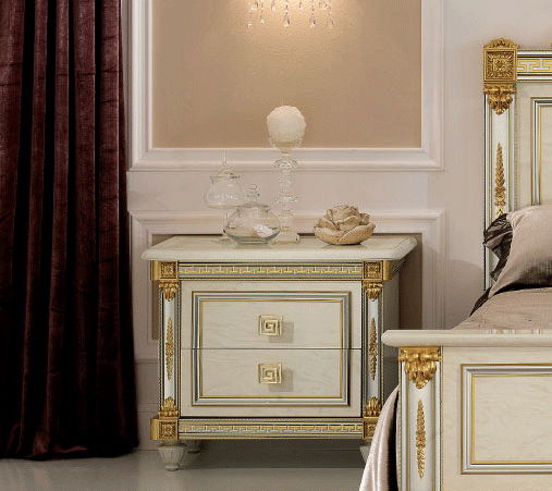 Liberty - Nightstand Arredoclassic Italy - Beige Arredoclassic Italy