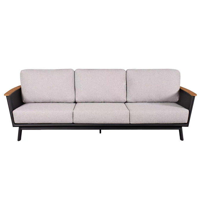 Sofa Set With Armrests - Black / Black Multi Home Essentials