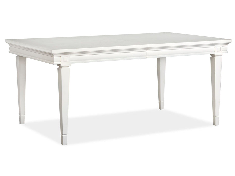 Willowbrook - Extendable Rectangular Dining Table - Egg Shell White Magnussen Furniture