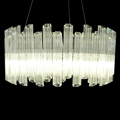 Michael Amini Lighting - Octavious 8-Light Modern Crystal Chandelier - Clear Michael Amini