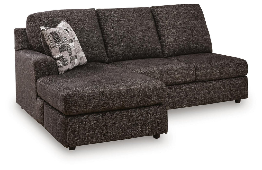 Lentiz - LAF Sofa Chaise - Onyx Signature Design by Ashley®