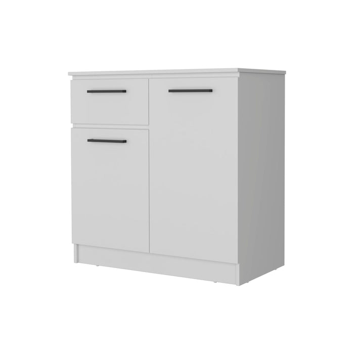 Drawer Double Dresser - White