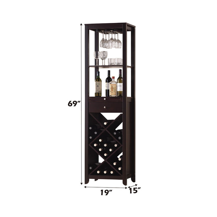 Casey - Wine Cabinet - Wenge ACME
