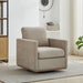 Square Upholstered Swivel Accent Chair Home Essentials