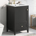 20" Bathroom Vanity With Sink Cabinet With Soft Closing Door, Drawer & Storage Rack - Black Hearth and Haven