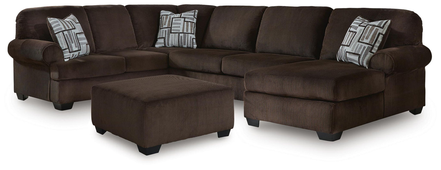 Kimlee - Sectional And Ottoman Set Signature Design by Ashley®