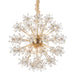 Michael Amini Lighting - Bouquet 10-Light Round Crystal Chandelier - Gold Michael Amini
