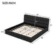 Upholstered Platform Bed With Headboard Dreamland