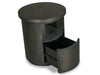 Bosley - Round End Table - Coffee Bean Magnussen Furniture