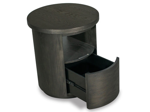 Bosley - Round End Table - Coffee Bean Magnussen Furniture