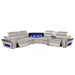 Nova - Sectional With Bluetooth Speaker, LED And Lifting Wine Cabinet Matrix Furniture Group